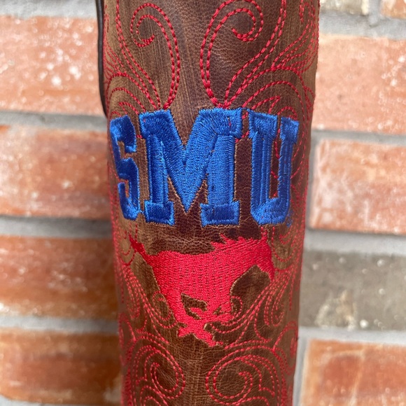SMU Mustangs Gameday Cowboy Boots - Picture 3 of 8
